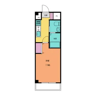 DOビル花崎町3【18階】の間取り