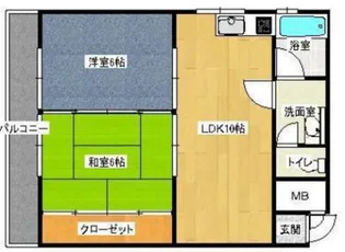 第3若宮ビル【3階】の間取り