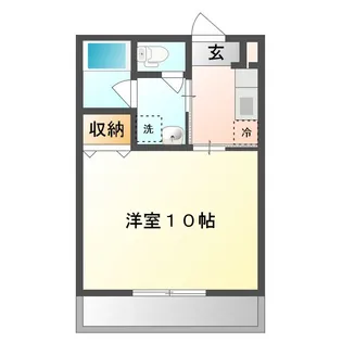 メープル札元【3階】の間取り