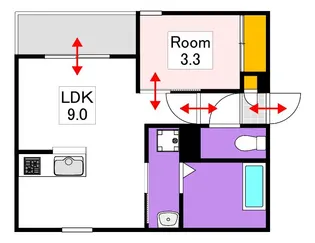 REGALEST東島田III【3階】の間取り