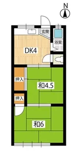 蔵前町文化D棟【2階】の間取り