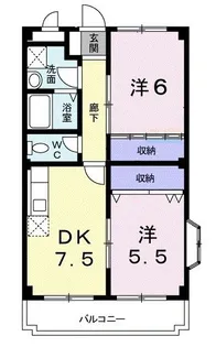 岐阜県羽島郡岐南町八剣5【マンション】の間取り