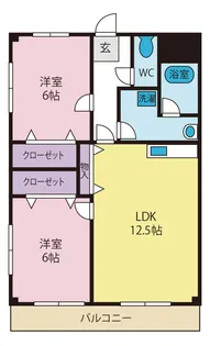 ユニヴェールKODAMA【3階】の間取り