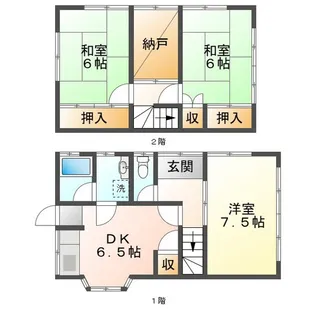 三重県津市高茶屋2【一戸建】の間取り
