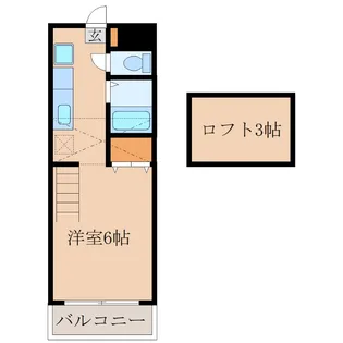 グリーンコーポ水ヶ迫【2階】の間取り