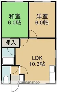 ファミール高野 1号館【2階】の間取り