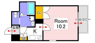 Grand Eterna岡山II【2階】の間取り