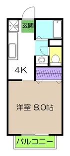 タウンコートタナカ【1階】の間取り