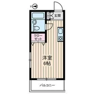 ユーハイツ【2階】の間取り