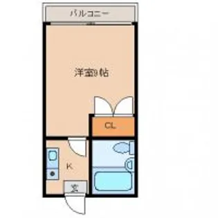 メゾン友朋苑【2階】の間取り