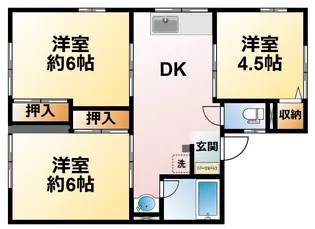 千葉県長生郡長生村七井土【アパート】の間取り