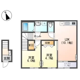 サンエリーハイム【2階】の間取り