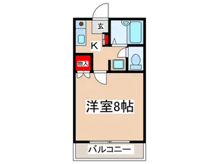 ベラカーサ泉B【2階】の間取り