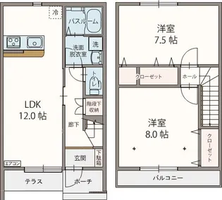ルシエルKの間取り