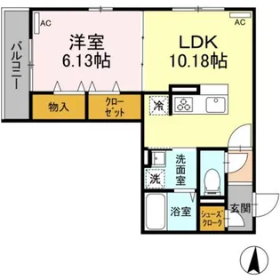 フレシール光が丘【2階】の間取り