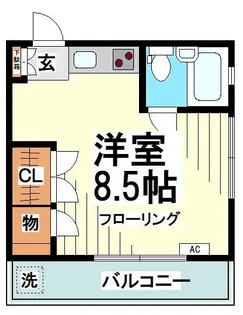 東京都世田谷区千歳台2【マンション】の間取り