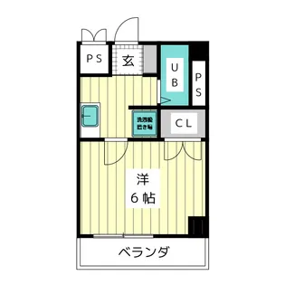 エステート大須【1階】の間取り