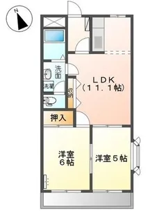 コンフォース亀山II【3階】の間取り