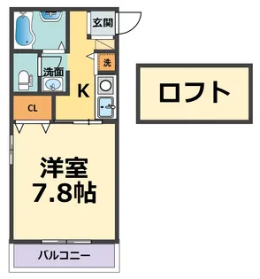ベルファーム甲子園【3階】の間取り