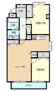 メゾン島田(リノシス)【5階】の間取り