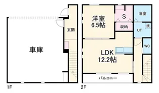 1SLDKの間取り画像