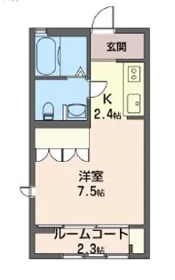 カーサみねき【1階】の間取り