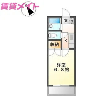 ラフォーレ【1階】の間取り