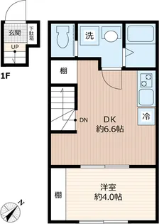 千葉県我孫子市根戸【アパート】の間取り