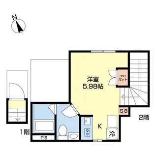 FAIR亀戸レジデンス【2階】の間取り