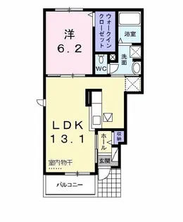 福島県須賀川市森宿字ウツロ田【アパート】の間取り