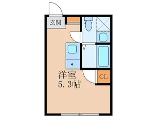 HJ PLACE 目黒通り【5階】の間取り