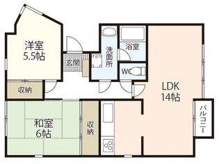 ロイヤルヨシソウ【2階】の間取り