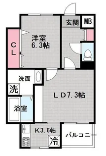 Ko Olina D【7階】の間取り
