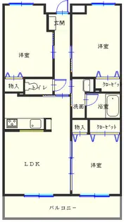 リヴェール・J・34【2階】の間取り