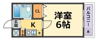 ジョイ甲子園【1階】の間取り