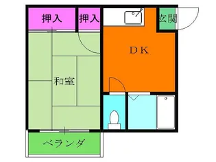 白戸ハイツ【2階】の間取り