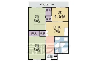 洛西北福西市営住宅 若者子育て応援住宅 こと×こと【2階】の間取り