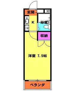 三沢ハイツ【3階】の間取り