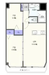 クイーンズヒル【4階】の間取り