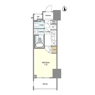 東京都新宿区新宿5【マンション】の間取り