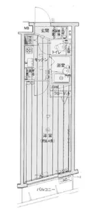 プレール高田馬場【1階】の間取り