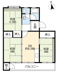 UR室住【5階】の間取り