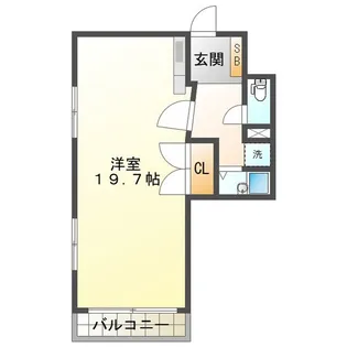 VIP-IN太平洋 ノースヒルズ【4階】の間取り