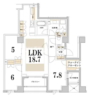 京都府京都市上京区上生洲町【マンション】の間取り