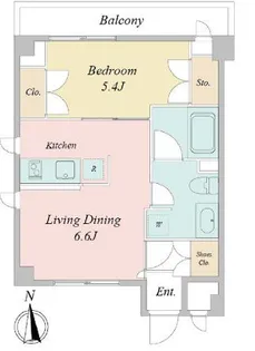 CAVANA神楽坂【カバナ神楽坂】【3階】の間取り