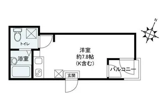 東京都板橋区中台1【アパート】の間取り