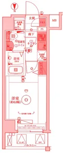 リヴシティ横濱浅間台【2階】の間取り