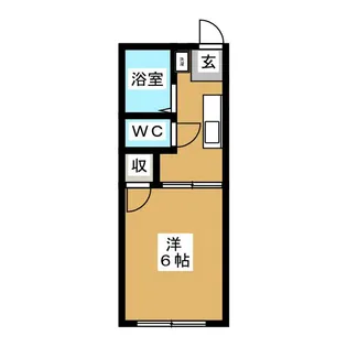 グリーンハイツ【1階】の間取り