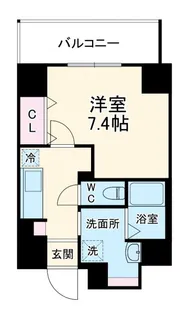ルノンセンター南【5階】の間取り