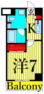 プレセダンヒルズ三ノ輪【7階】の間取り